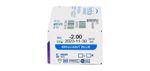 Lentilles de couleur Freshlook Colorblends Gray Mensuelle Sphérique - Boîte de 2
