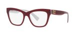 Lunettes de vue Miu Miu Papillon 0MU 03UV Rouge pour Femme