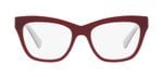 Lunettes de vue Miu Miu Papillon 0MU 03UV Rouge pour Femme