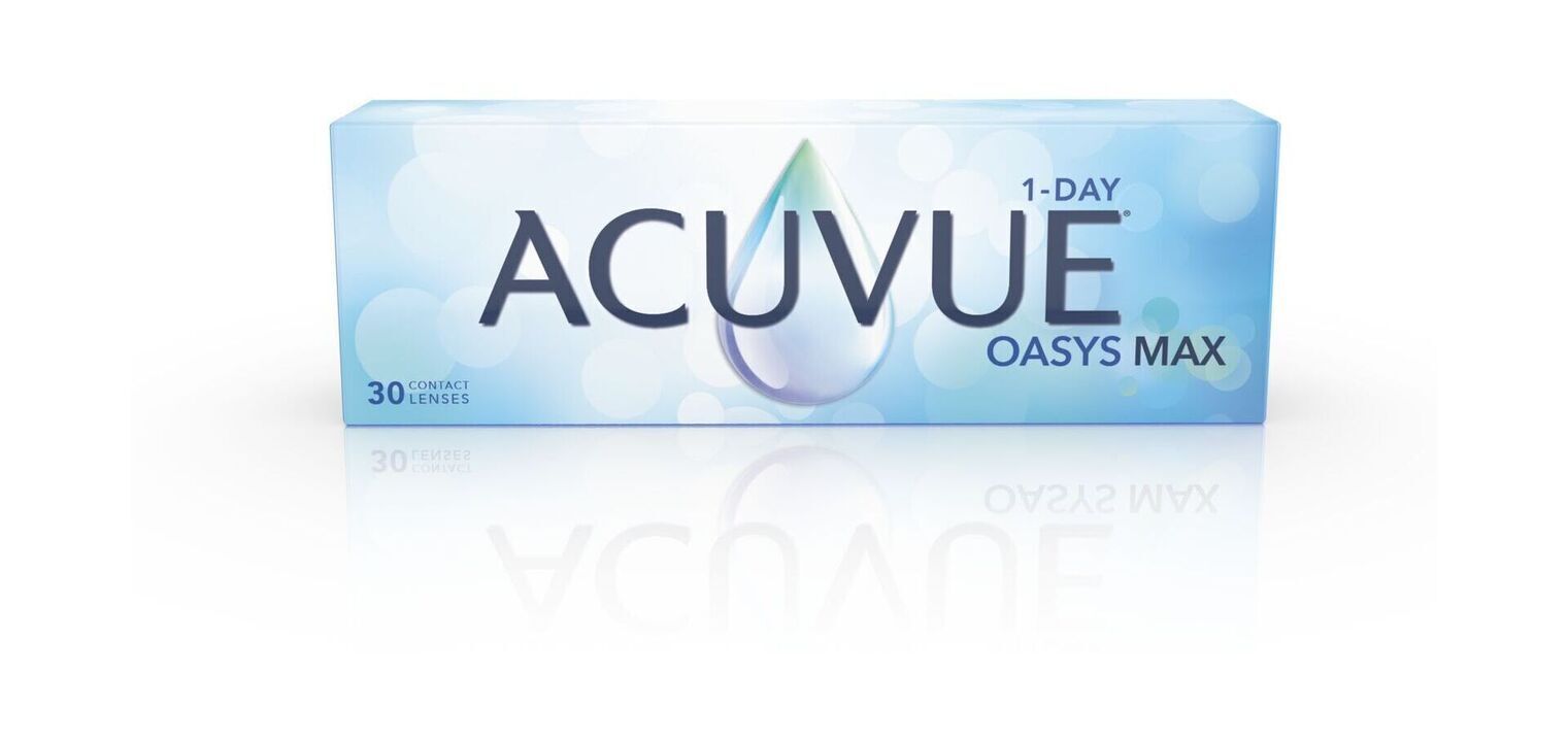 1-Day Acuvue Oasys Max - 30er Schachtel - Tageslinsen