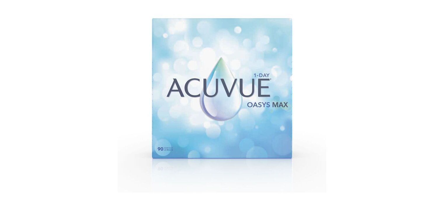 1-Day Acuvue Oasys Max - Boîte de 90 - Lentilles Journalière