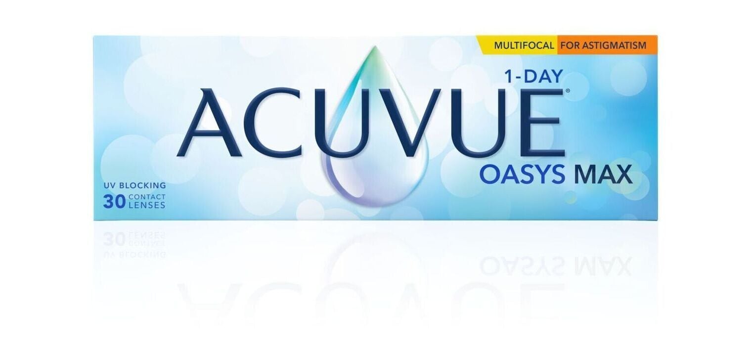 1-Day Acuvue Oasys Max Multifocal Astigmatism - Boîte de 30 - Lentilles Journalière