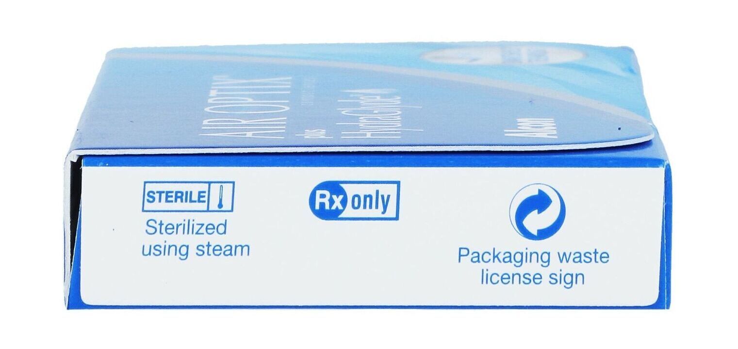 Air Optix Plus HydraGlyde - Boîte de 6 - Lentilles Mensuelle