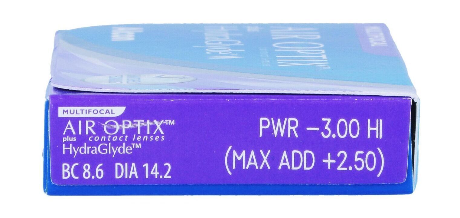 AIR OPTIX HydraGlyde multi - Boîte de 6 - Lentilles Mensuelle