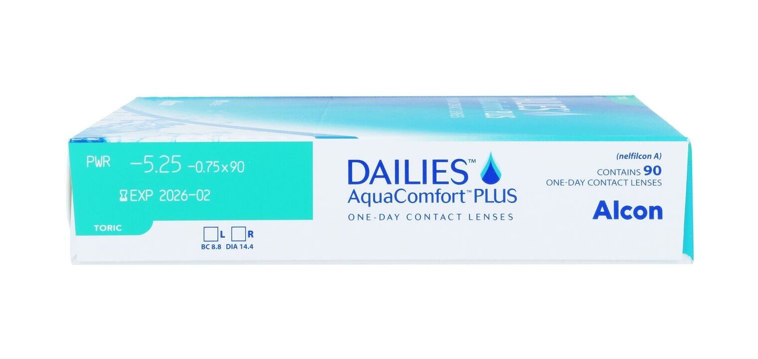 Dailies AquaComfort Plus Toric - Pack of 90 - Daily Contact lenses