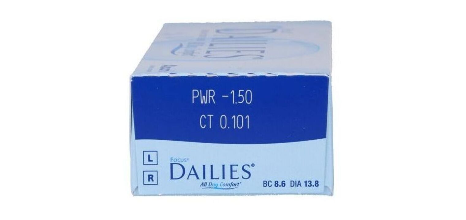 Dailies All Day Comfort - Pack of 30 - Daily Contact lenses