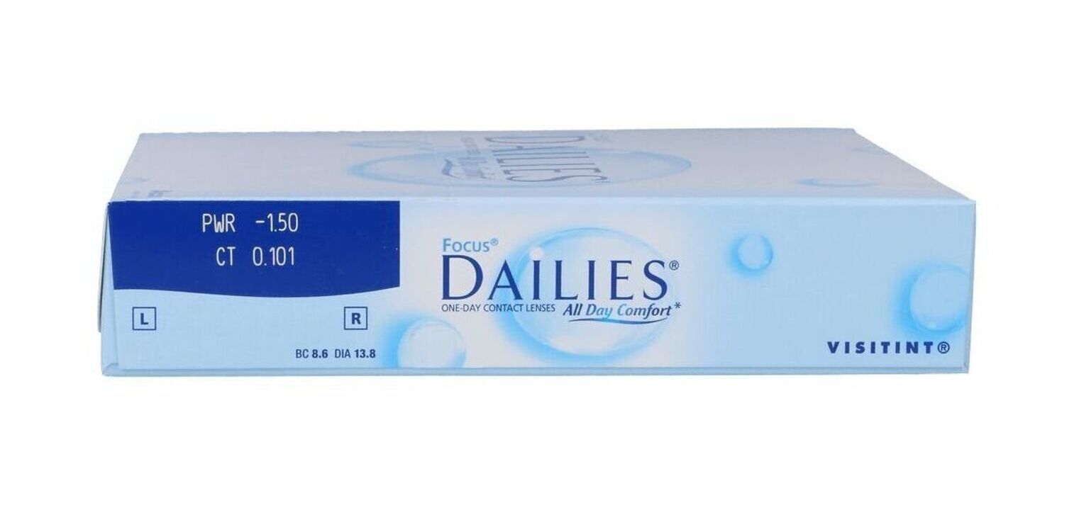 Dailies All Day Comfort - Pack of 90 - Daily Contact lenses