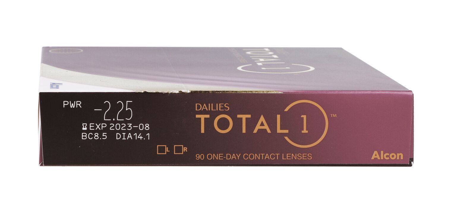 Dailies Total1 - Boîte de 90 - Lentilles Journalière