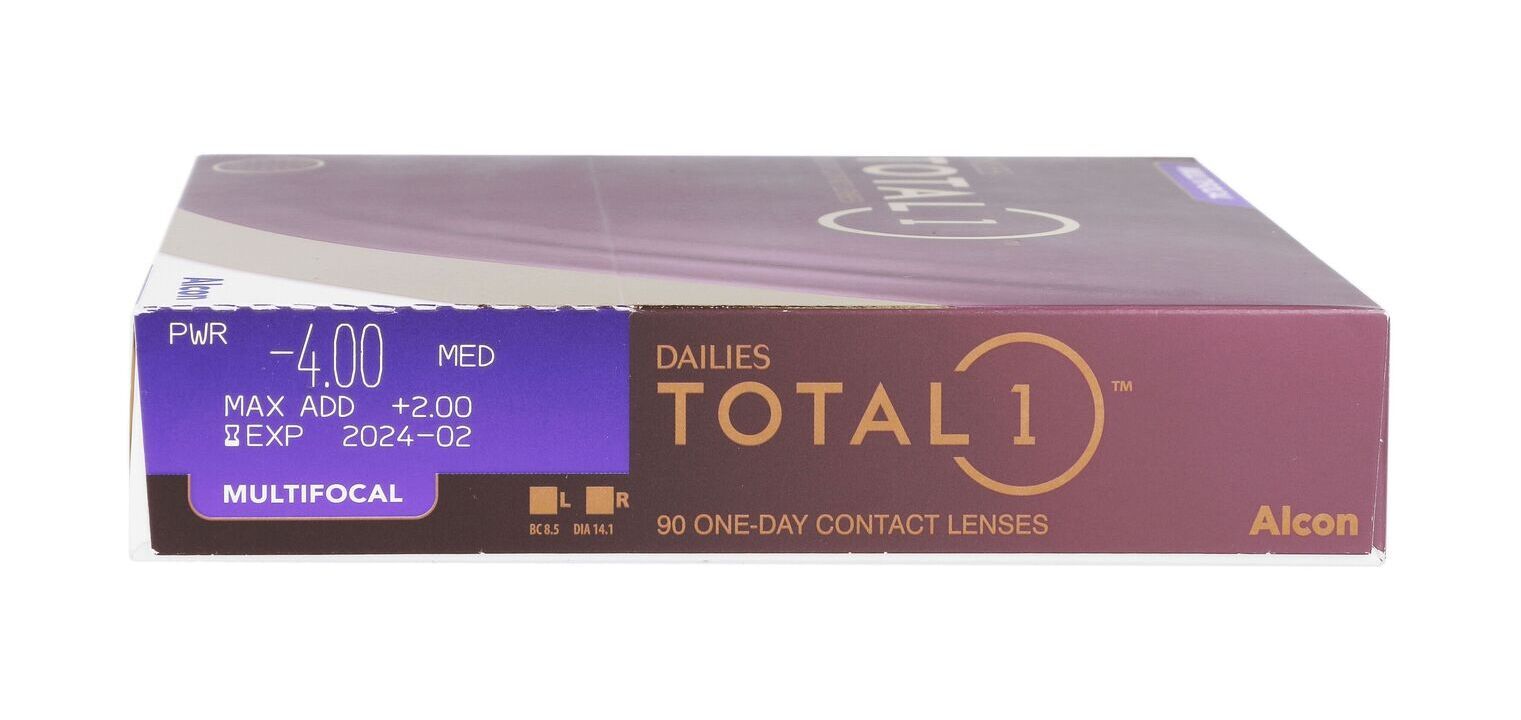 Dailies Total 1 Multifocal - 90er Schachtel - Tageslinsen