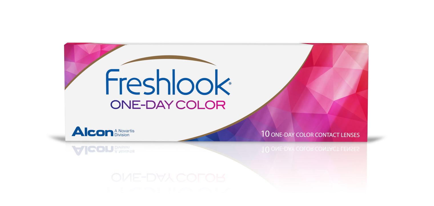 Lentilles de couleur Freshlook One-Day Color Gray Journalière Sphérique - Boîte de 10