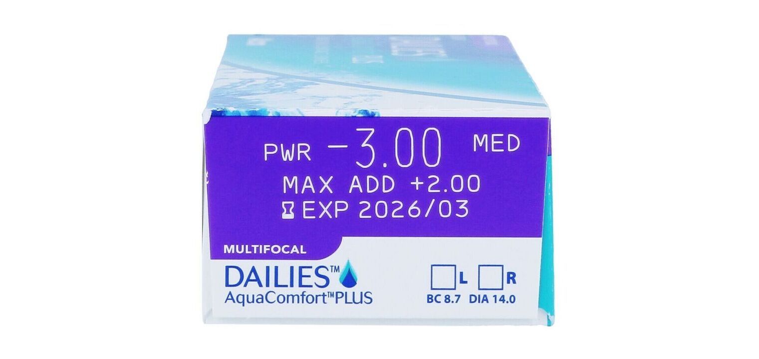 Dailies AquaComfort Plus Multifocal - 30er Schachtel - Tageslinsen