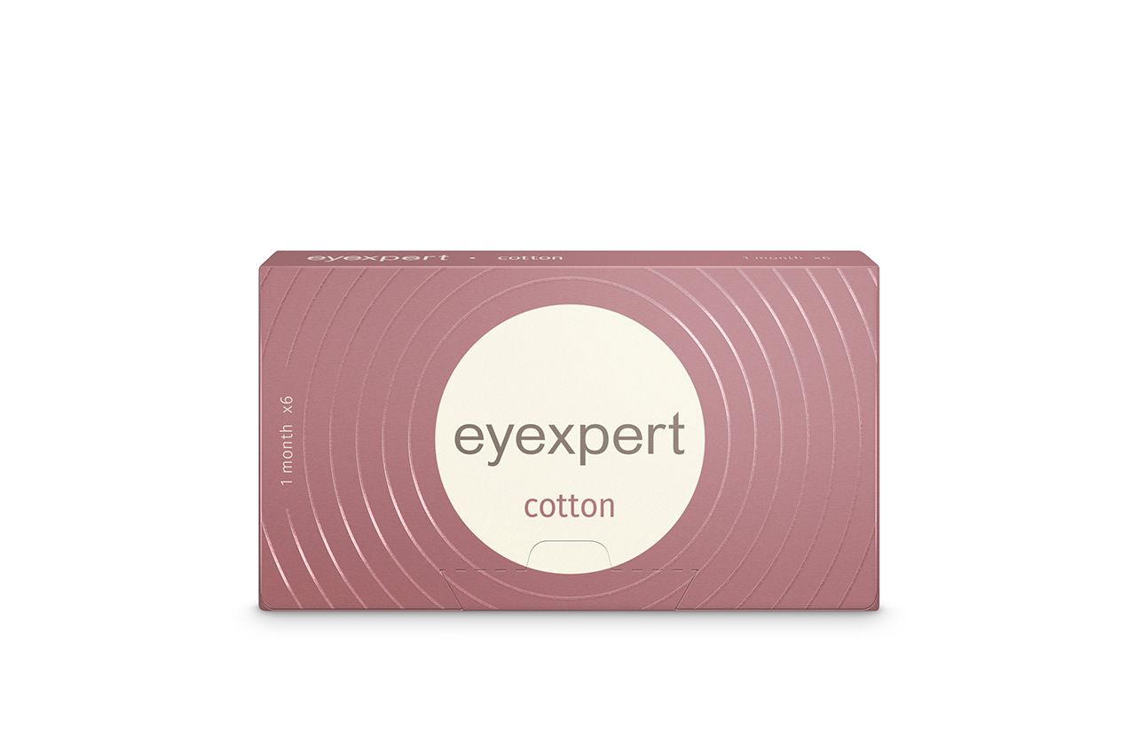 Eyexpert Cotton - 6er Schachtel - Monatslinsen