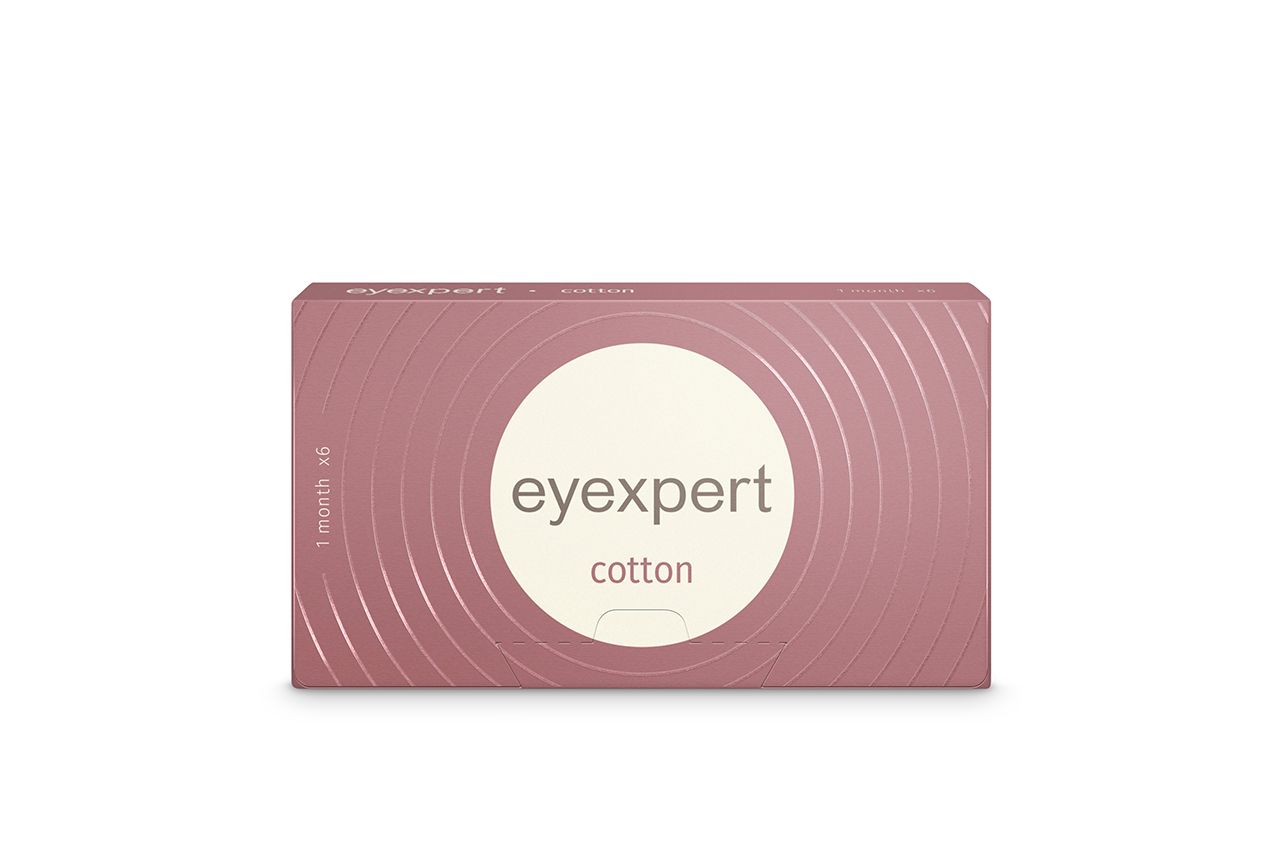 Eyexpert Cotton - Boîte de 6 - Lentilles Mensuelle