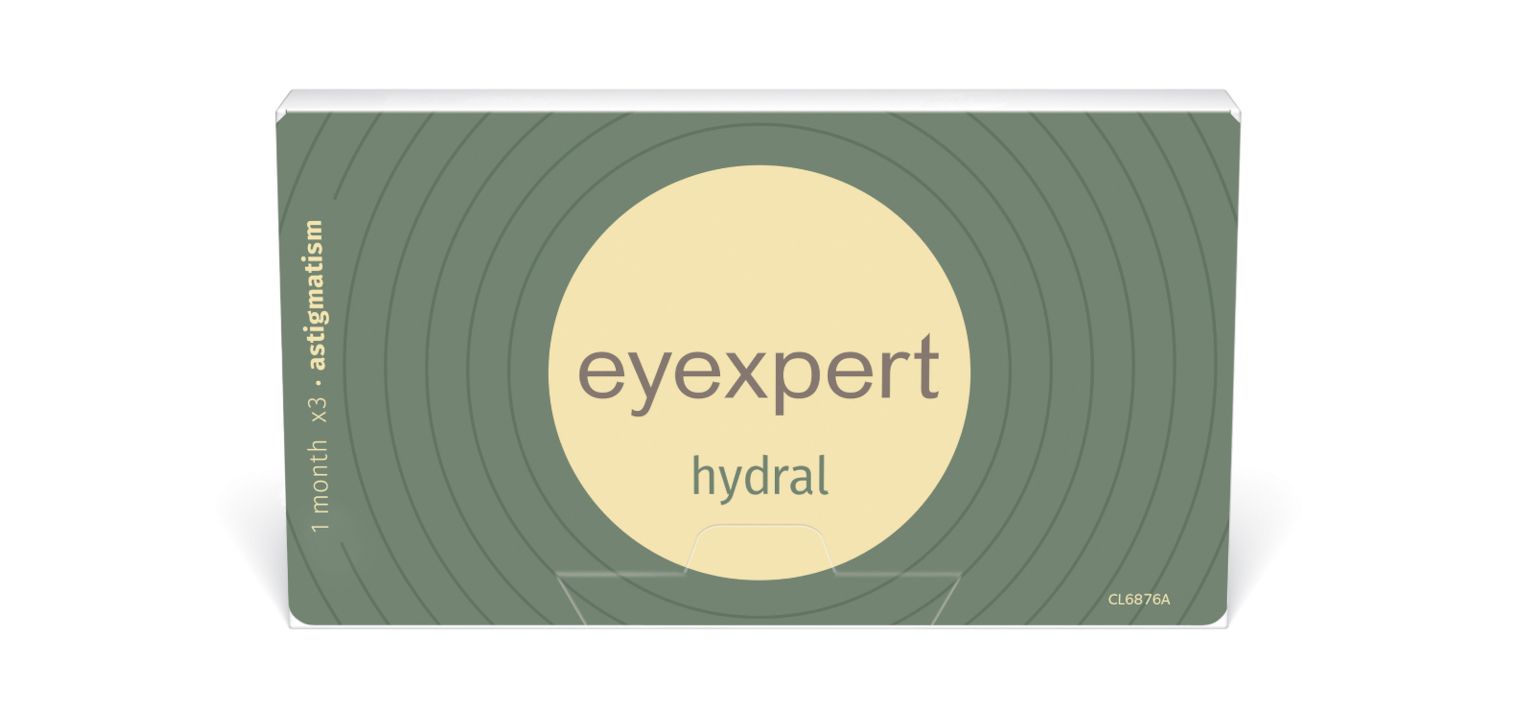 Eyexpert Hydral Astigmatism - Boîte de 6 - Lentilles Mensuelle