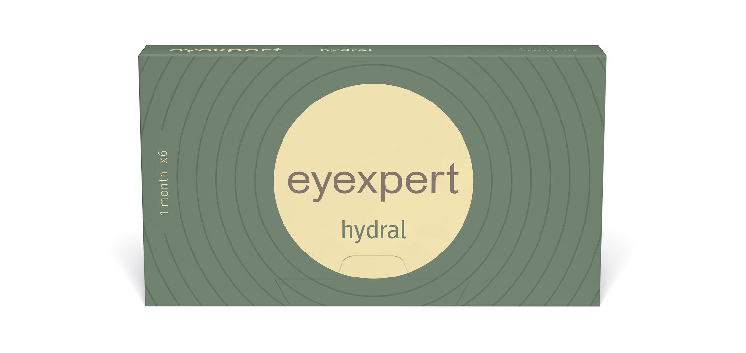 Eyexpert Hydral - Boîte de 6 - Lentilles Mensuelle