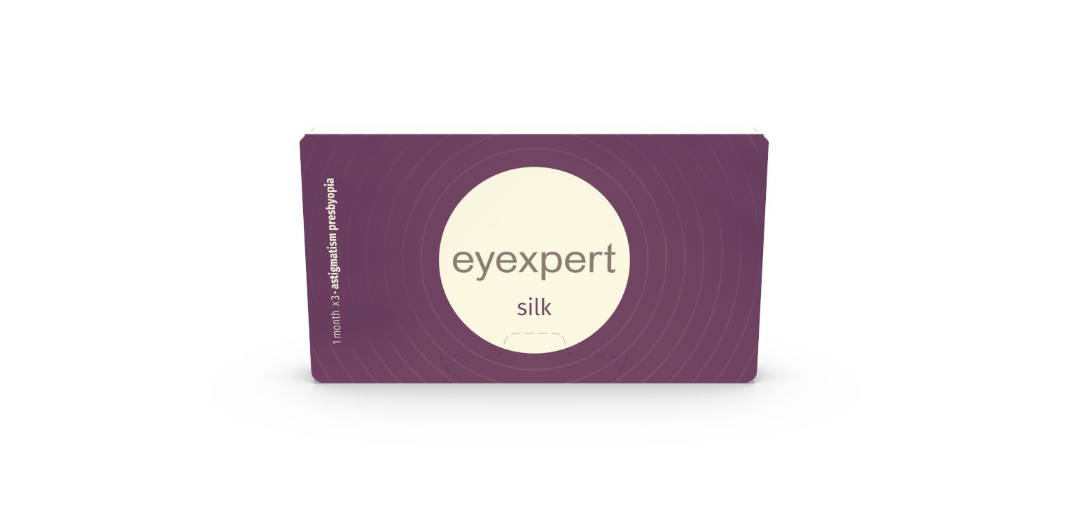 Eyexpert Silk Astigmatism Presb. D - Boîte de 3 - Lentilles Mensuelle