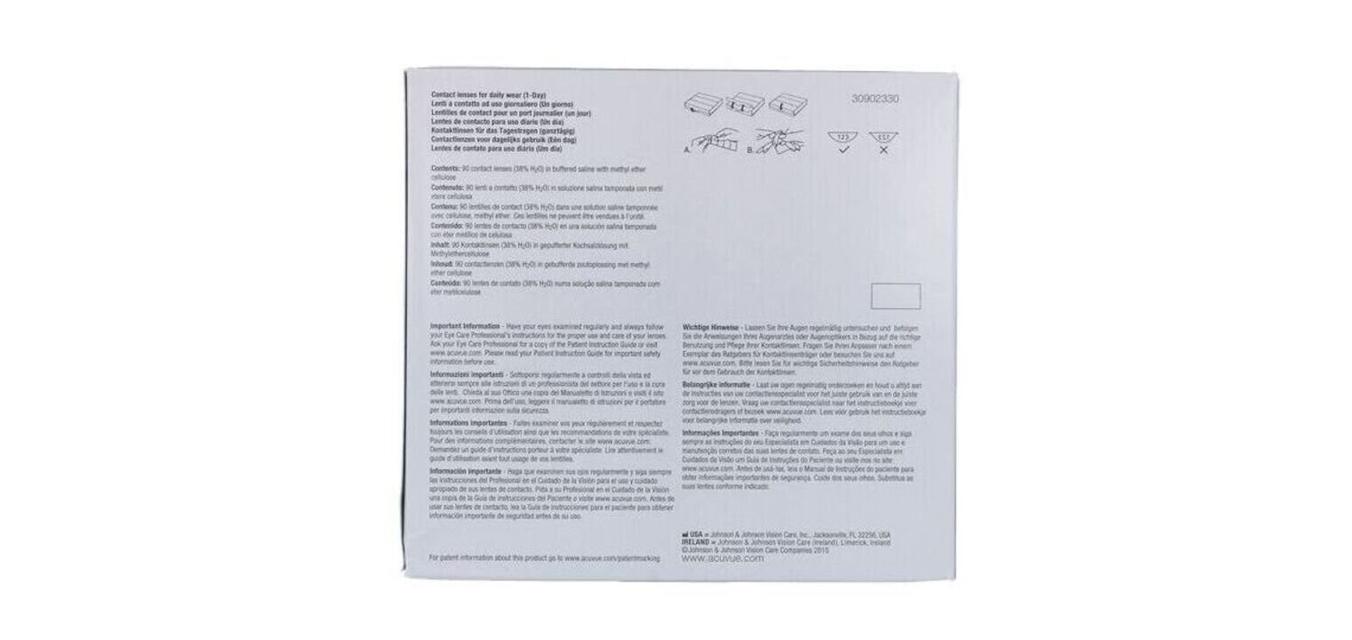 Acuvue Oasys 1-Day - 90er Schachtel - Tageslinsen