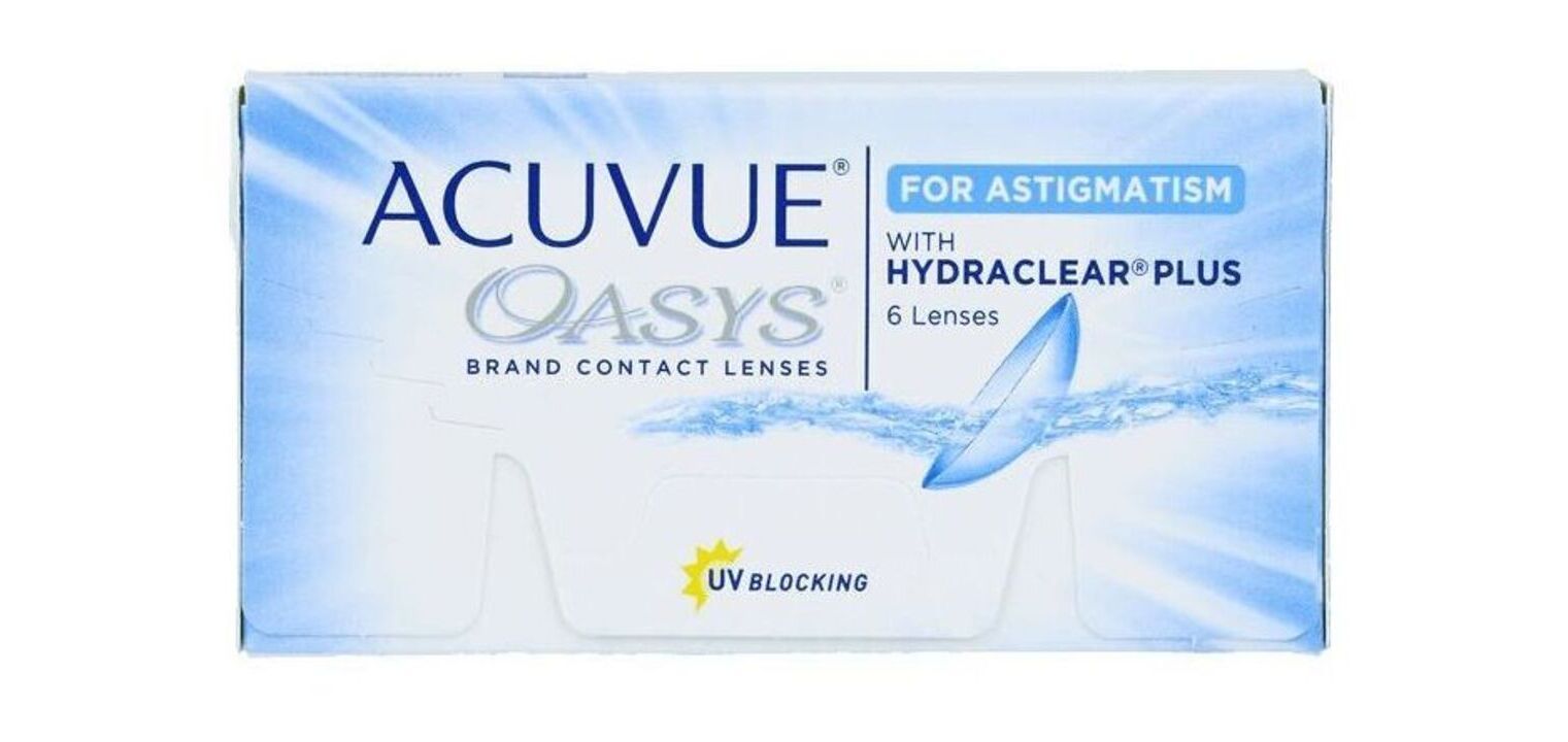 Acuvue Oasys for Astigmatism - 6er Schachtel - 2 -Wochenlinsen