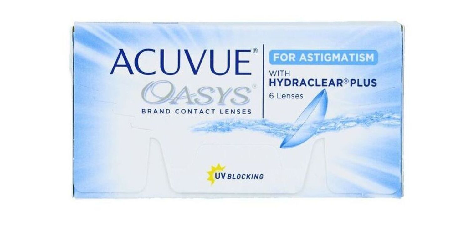 Acuvue Oasys for Astigmatism - Pack of 6 - Bi-weekly Contact lenses