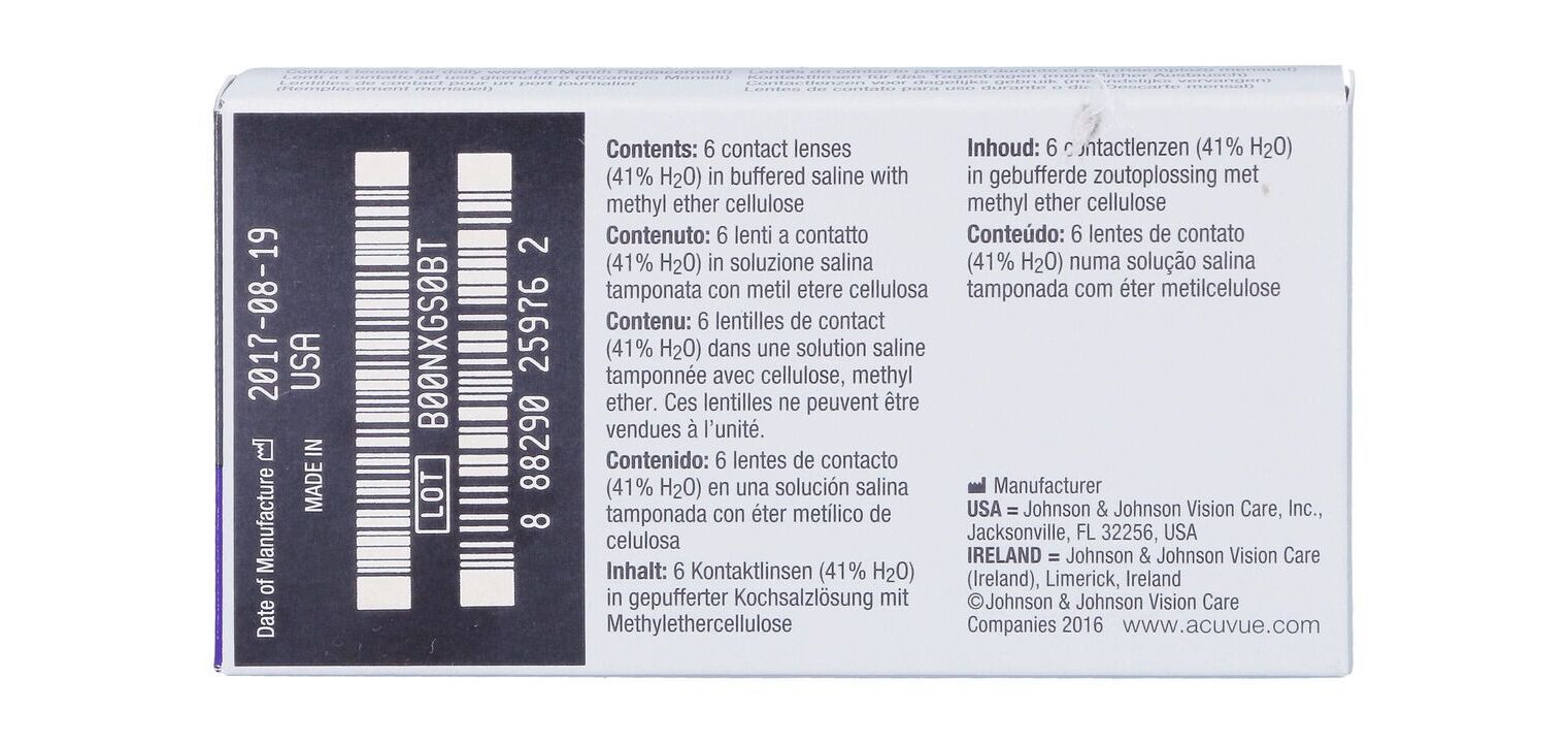 Acuvue Vita for Astigmatism - Pack of 6 - Monthly Contact lenses
