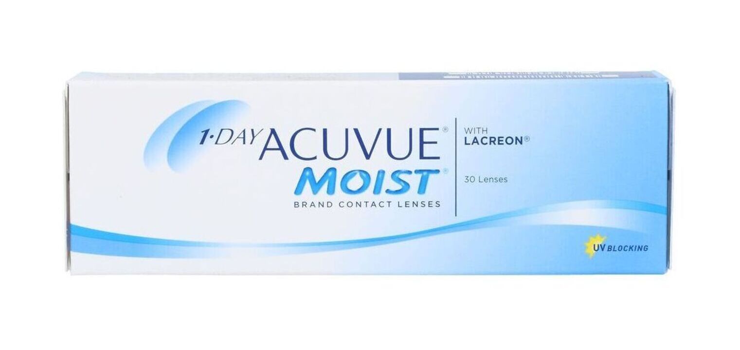 1Day Acuvue Moist - Boîte de 30 - Lentilles Journalière