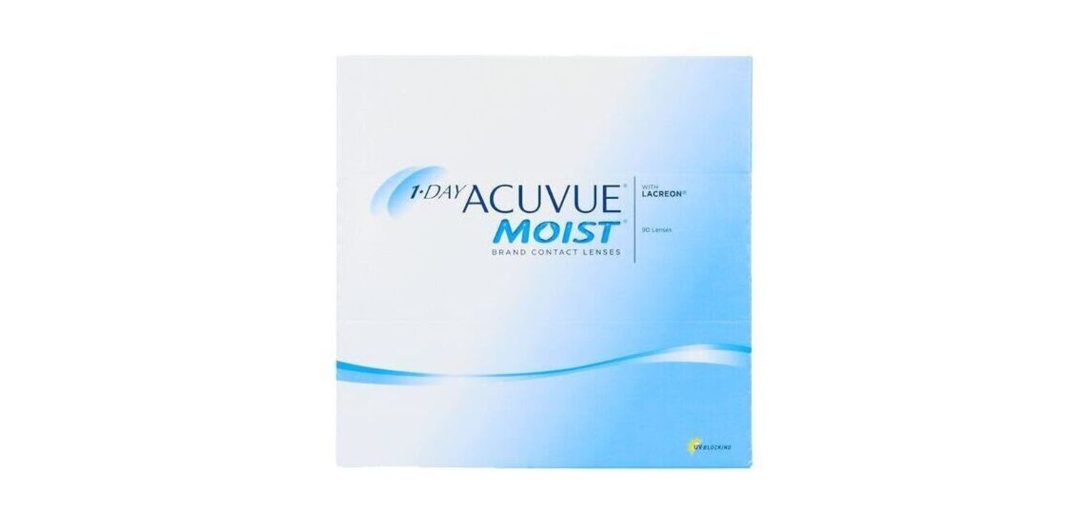 1Day Acuvue Moist - Pack of 90 - Daily Contact lenses