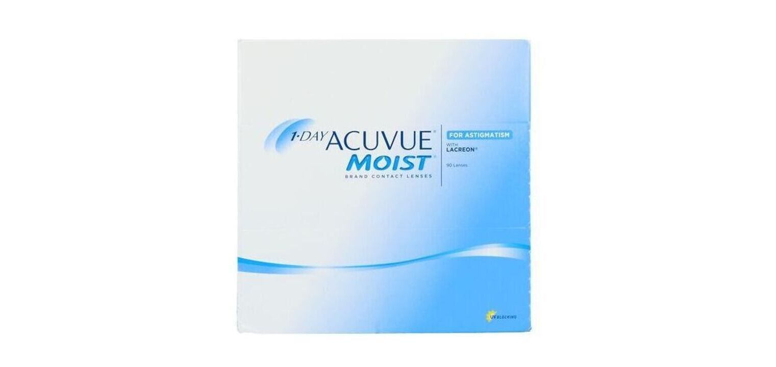 1Day Acuvue Moist For Astigmatism - Boîte de 90 - Lentilles Journalière