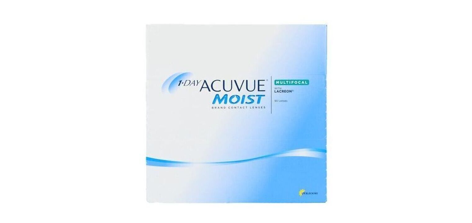 1 Day Acuvue Moist Multifocal - Boîte de 90 - Lentilles Journalière