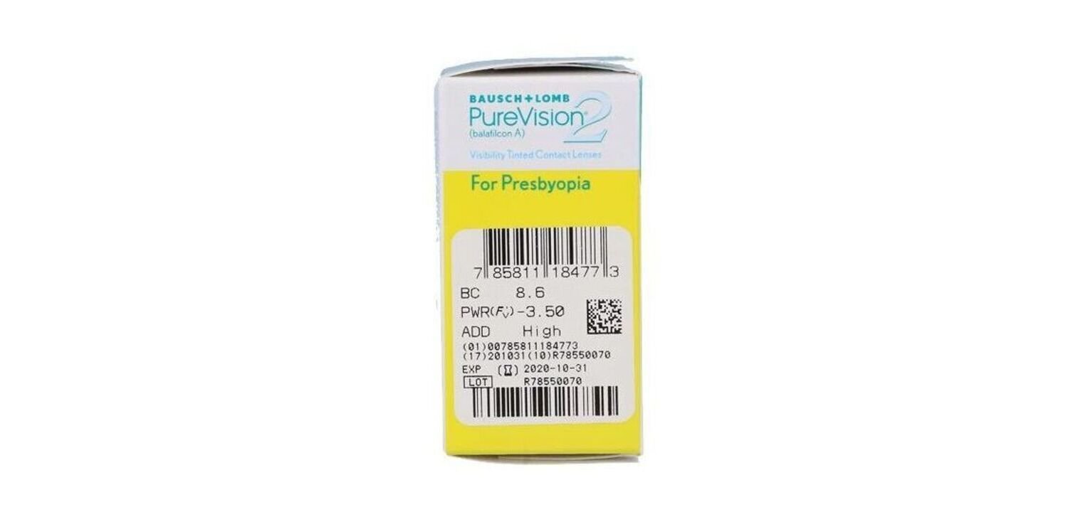 PureVision2 For Presbyopia - 6er Schachtel - Monatslinsen