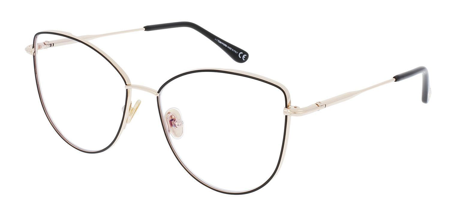 Lunettes de vue Tom Ford Papillon FT5667-B Noir pour Femme