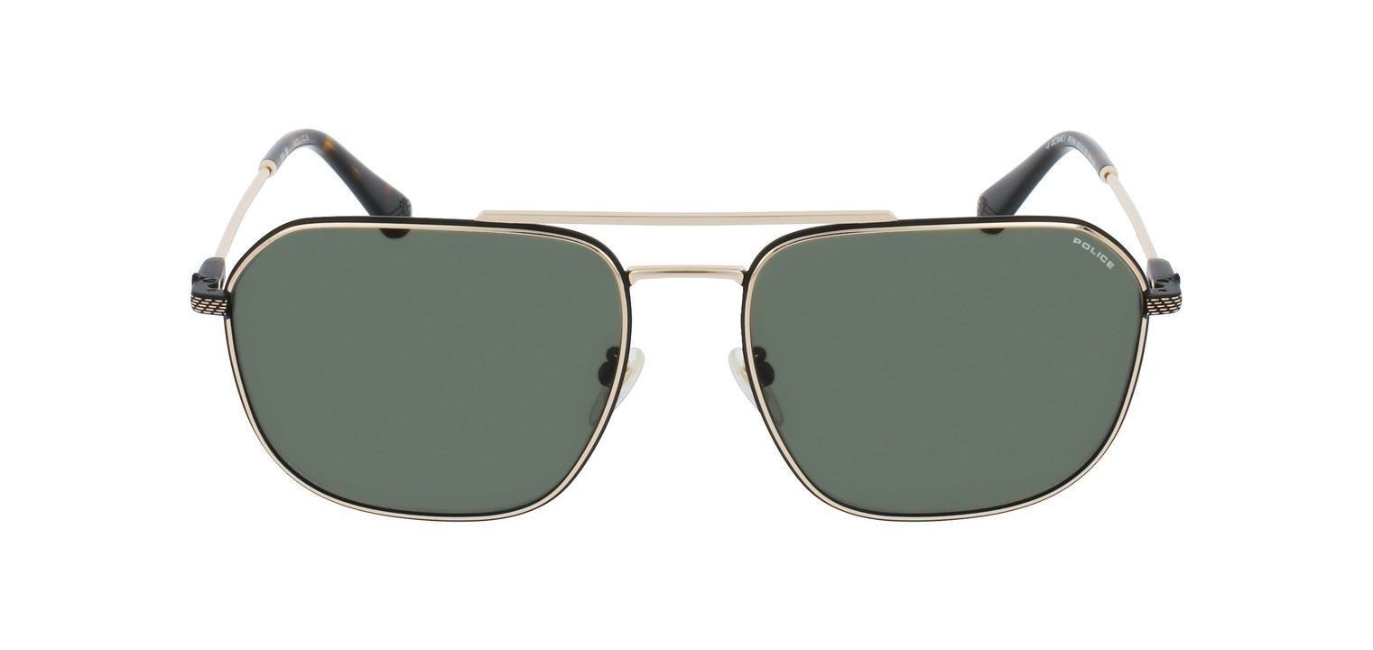 Police Pilot Sonnenbrillen SPLF64 Gold für Herr