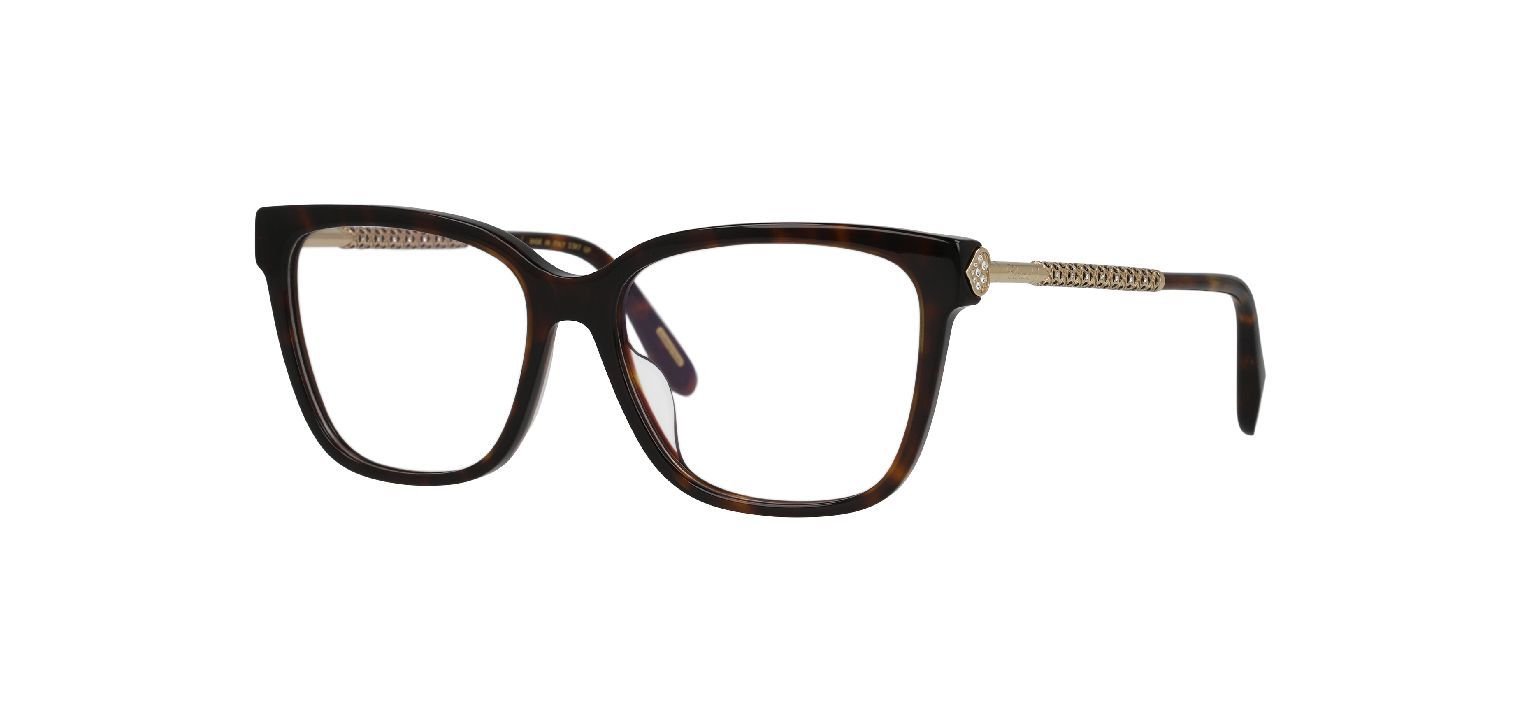 Lunettes de vue Chopard Rectangle VCH333S Havana pour Femme Visilab