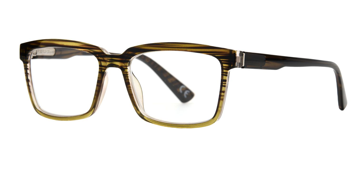 Lunettes pour ecran anti lumiere bleu Foster Grant Rectangle Talan Vert Visilab