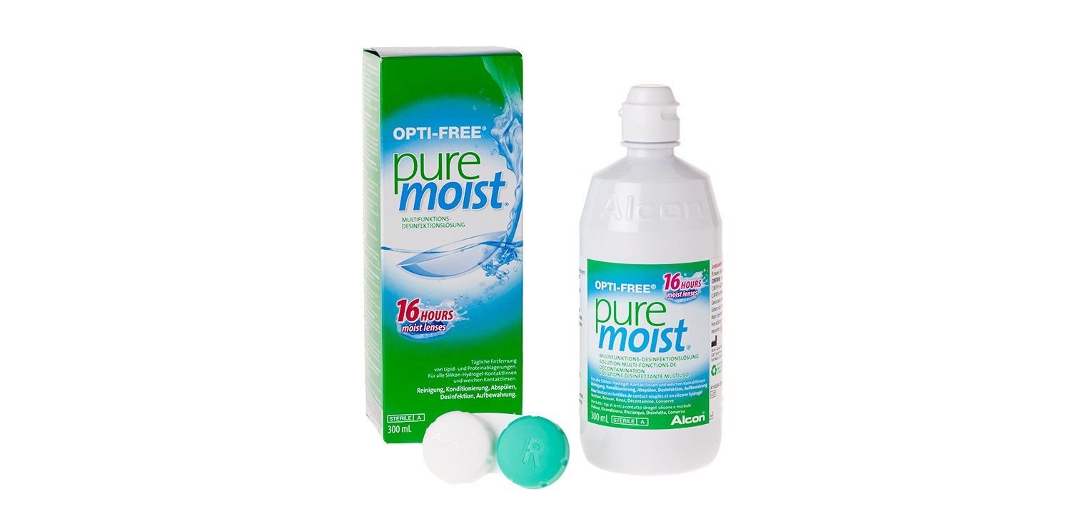 Opti-Free PureMoist 300 ml Entretien lentilles souples