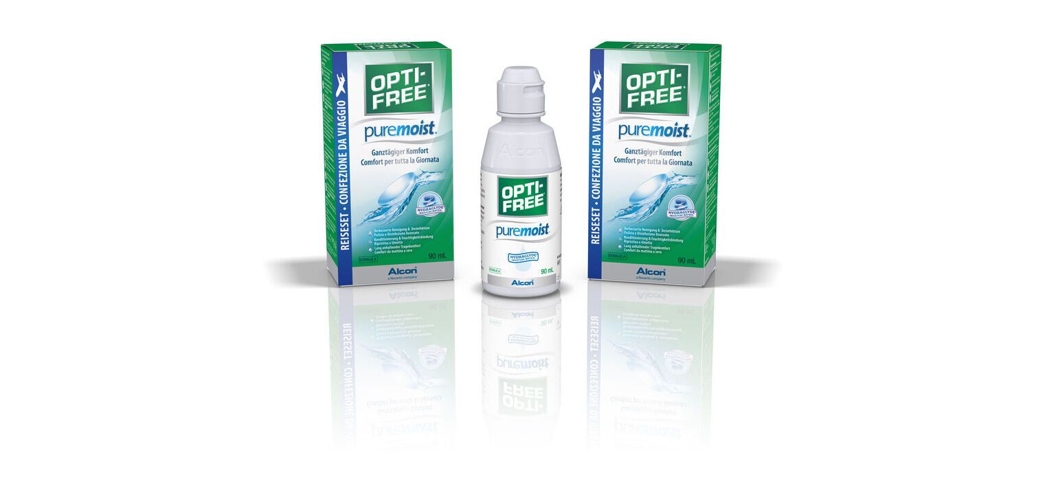 Opti-Free PureMoist 90 ml Entretien lentilles souples