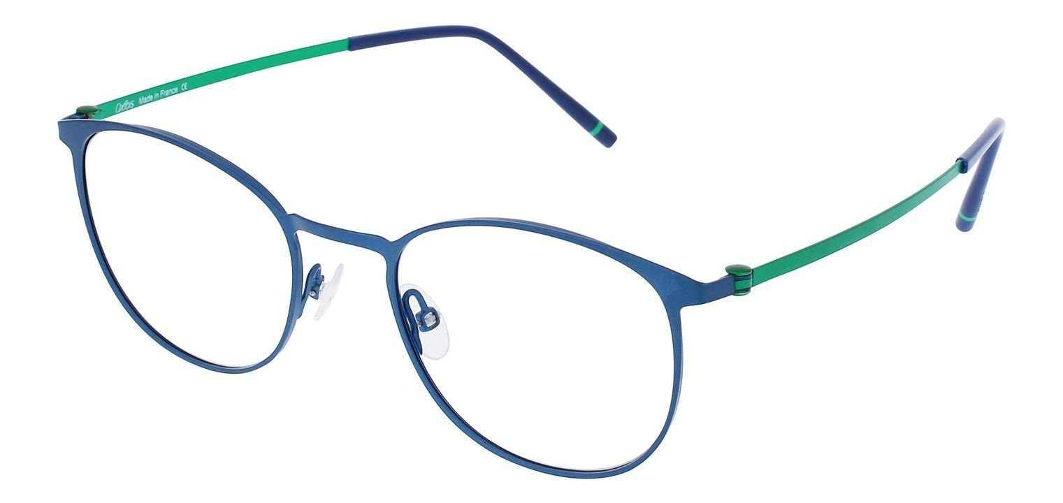 Oxibis Rund Brillen LO1 Blau für Herren