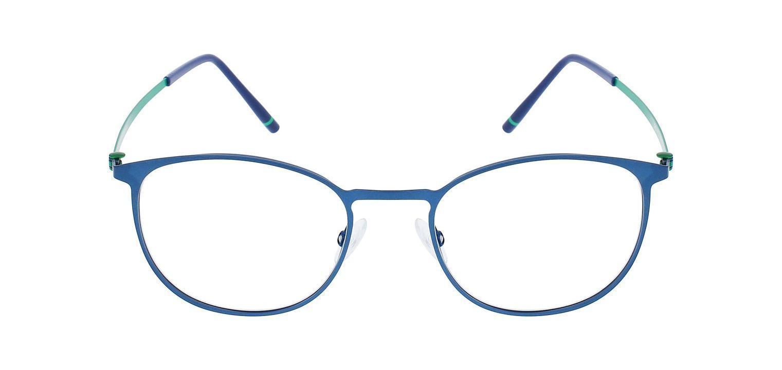 Oxibis Rund Brillen LO1 Blau für Herren