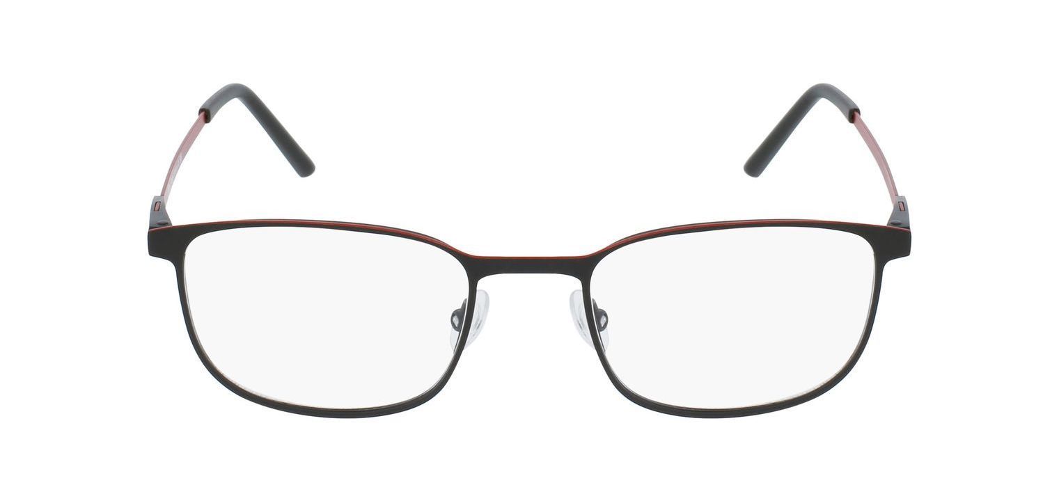 Oxibis Rectangle Eyeglasses PU1 Red for Man