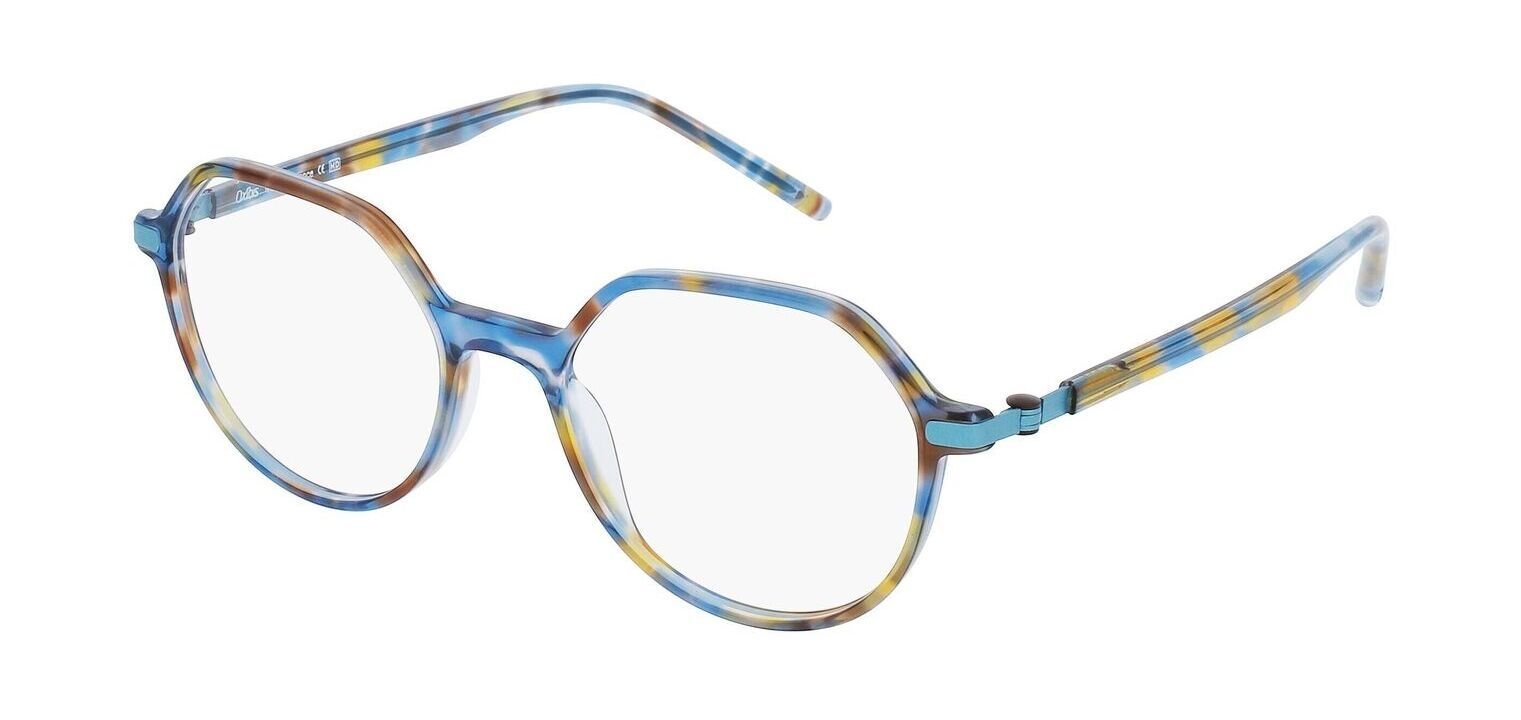 Oxibis Rund Brillen LO19 Blau für Dame