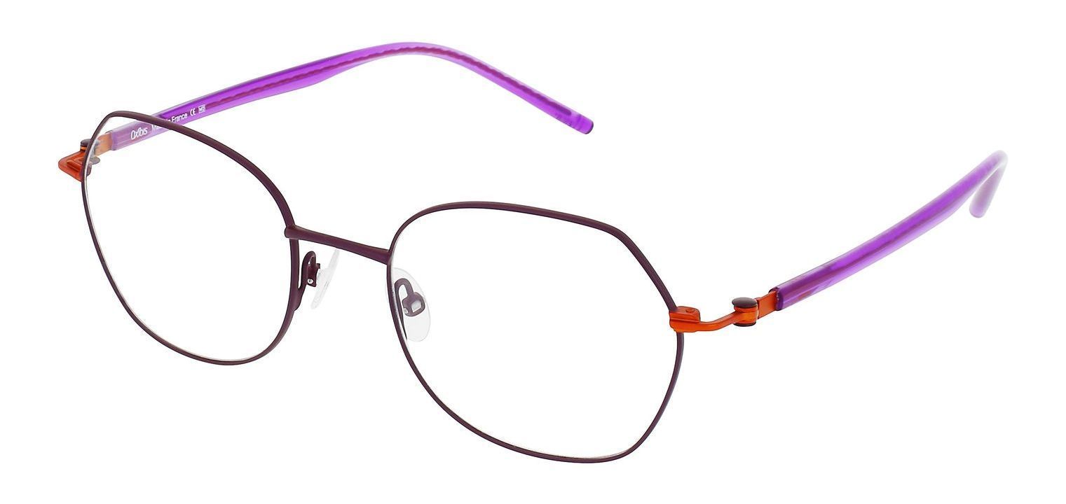 Oxibis Hexagonal Eyeglasses LO26 Purple for Woman