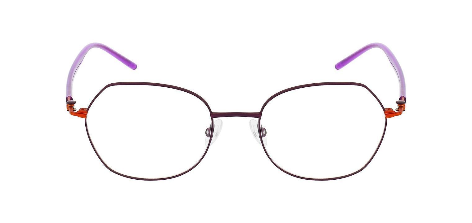 Oxibis Hexagonal Eyeglasses LO26 Purple for Woman