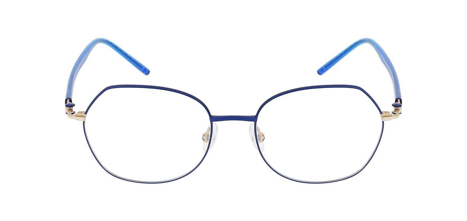 Oxibis Hexagonal Eyeglasses LO26 Blue for Woman