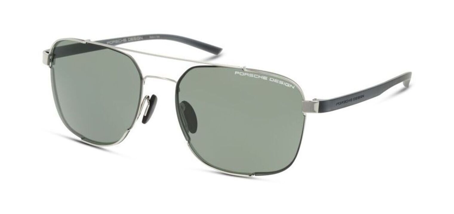 Porsche Design Rund Sonnenbrillen P8922 Sillber für Herren