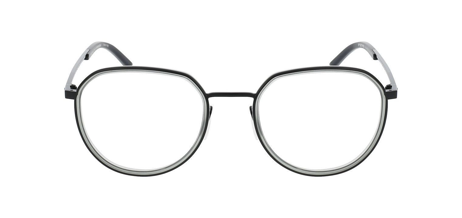 Porsche Design Round Eyeglasses P8740 Black for Man