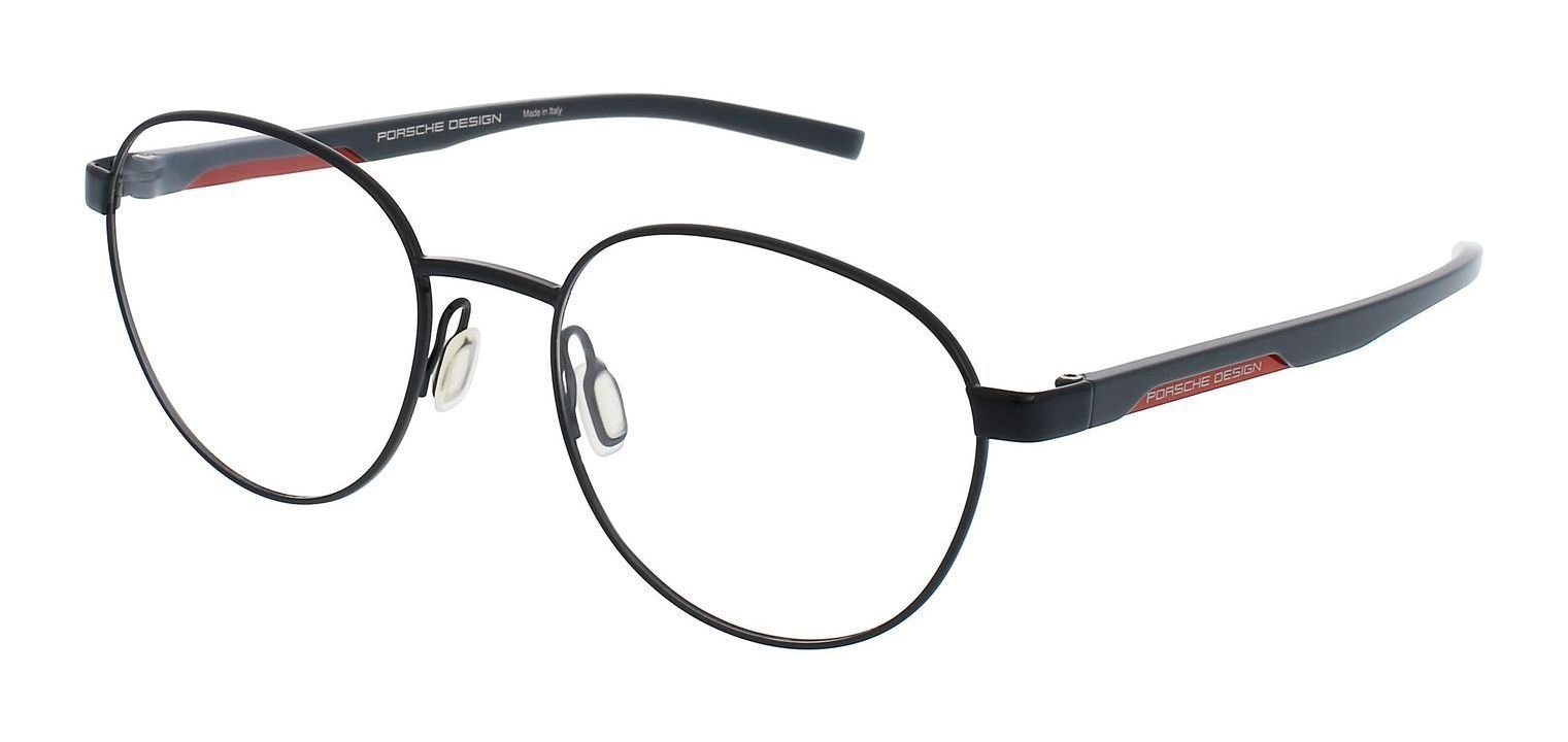 Porsche Design Round Eyeglasses P8746 Black for Man