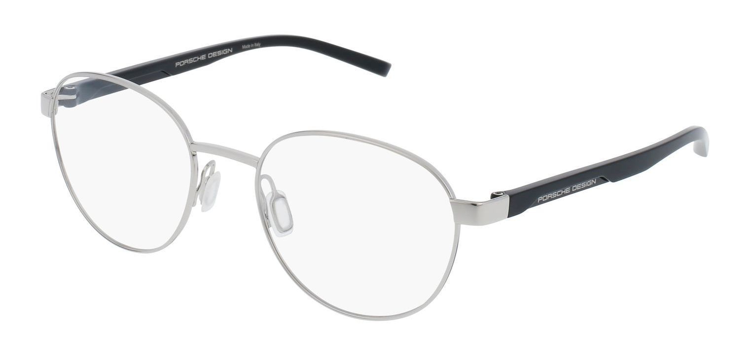 Porsche Design Round Eyeglasses P8746 Silver for Man