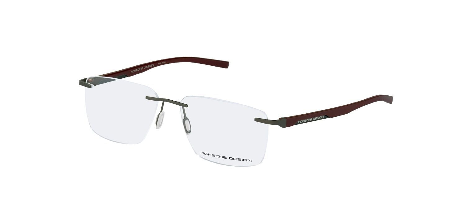 Porsche Design Quadratisch Brillen P8748 Grau für Herren