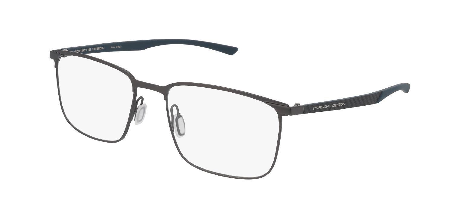 Lunettes de vue Porsche Design Rectangle P8753 Gris pour Homme