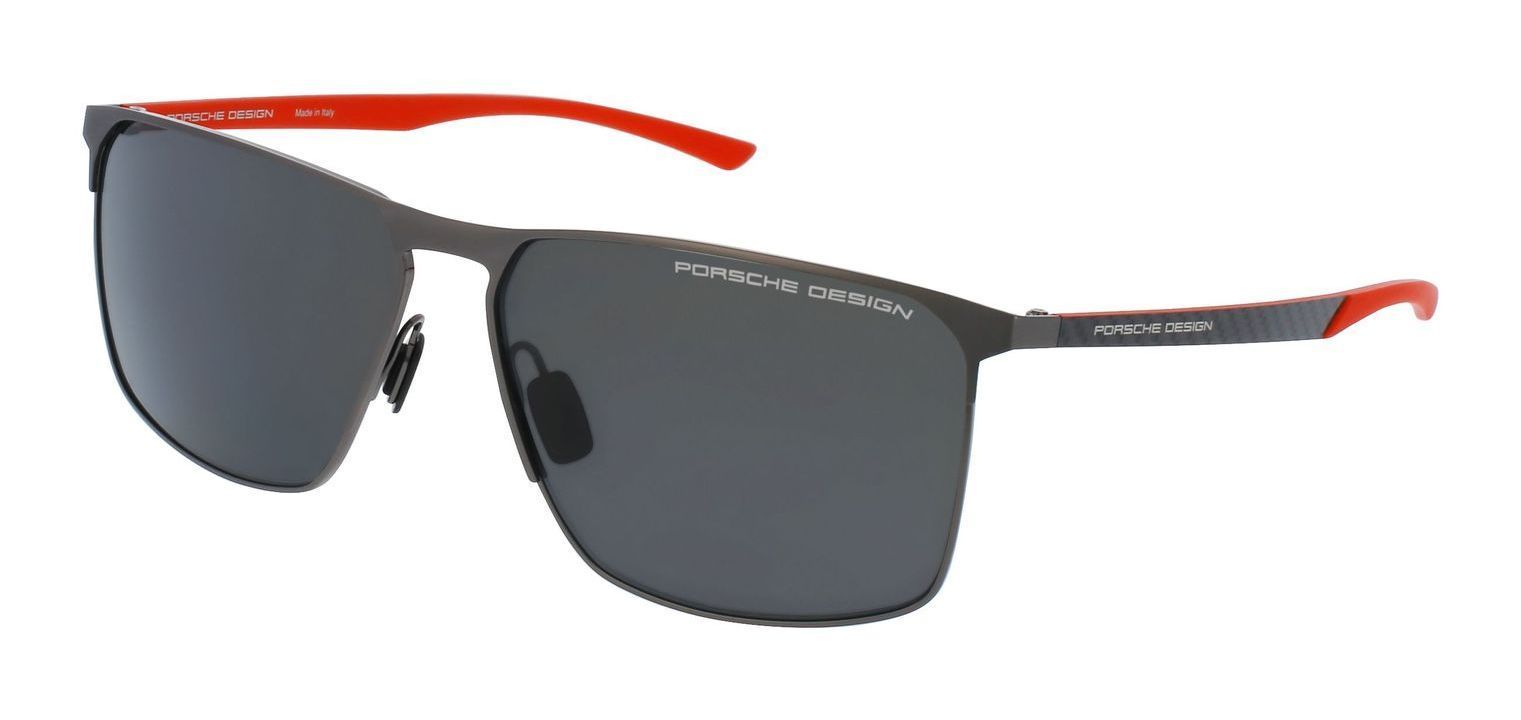 Lunettes de soleil Porsche Design Rectangle P8964 Gris pour Homme