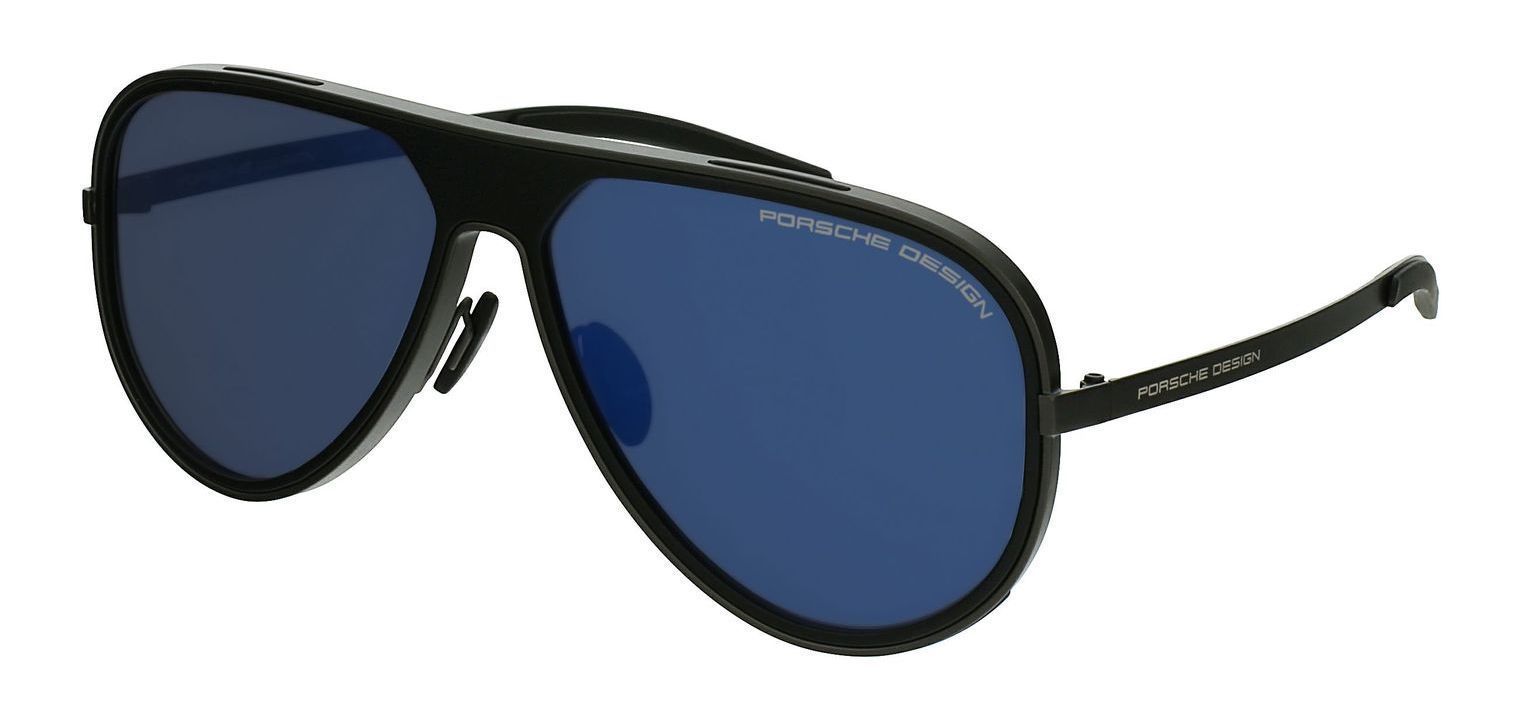 Lunettes de soleil Porsche Design Aviator P8684 Gris pour Homme